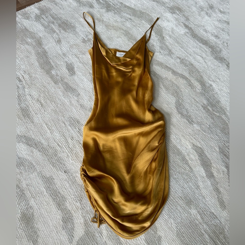 Wilfred Only Ruched Slip Dress - Picture 2 of 3